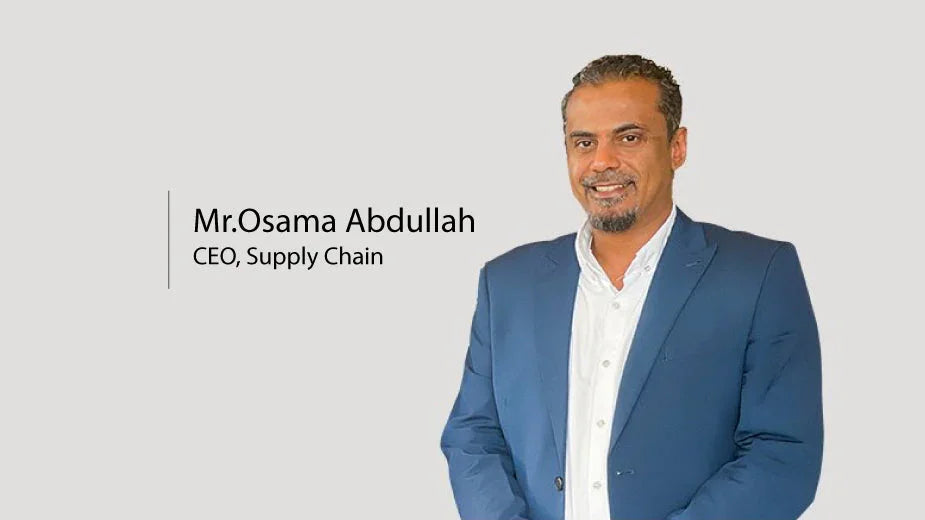 Mr. Osama Abdullah, CEO of Supply Chain, posing for a professional portrait.