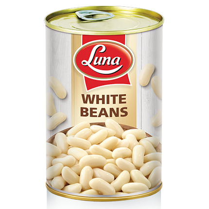 LUNA WHITE BEANS (24*380G) EOE (EXP) 18M