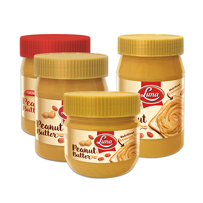 LUNA PEANUT BUTTER CRUNCHY (12*340G) 15M